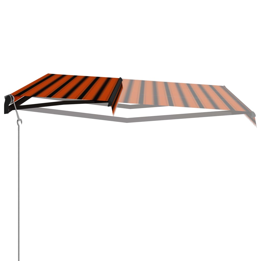 Vidaxl Luifel automatically extends 600x300 cm orange and brown