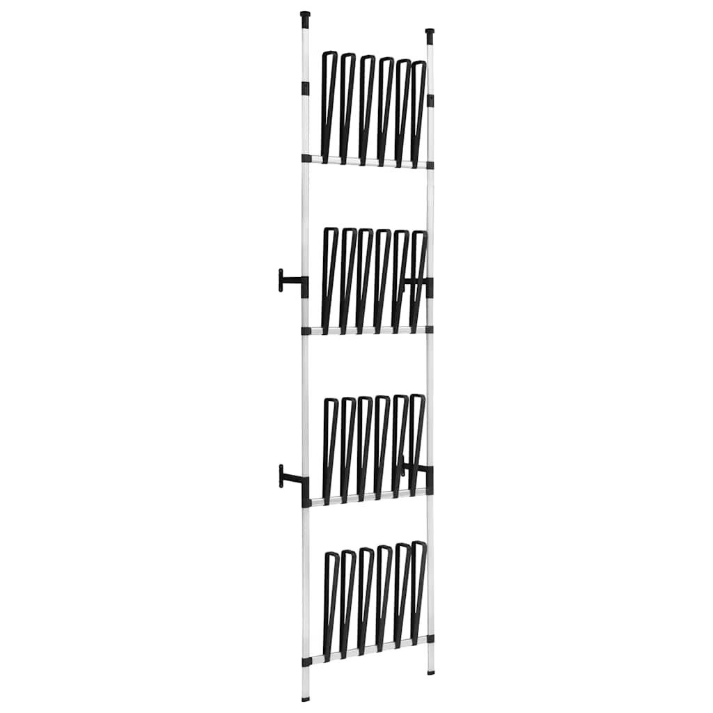 Porte-bottes Vidaxl avec tiges télescopiques en aluminium