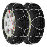 Vidaxl Snow Chains 2 PCs 9 mm KN80