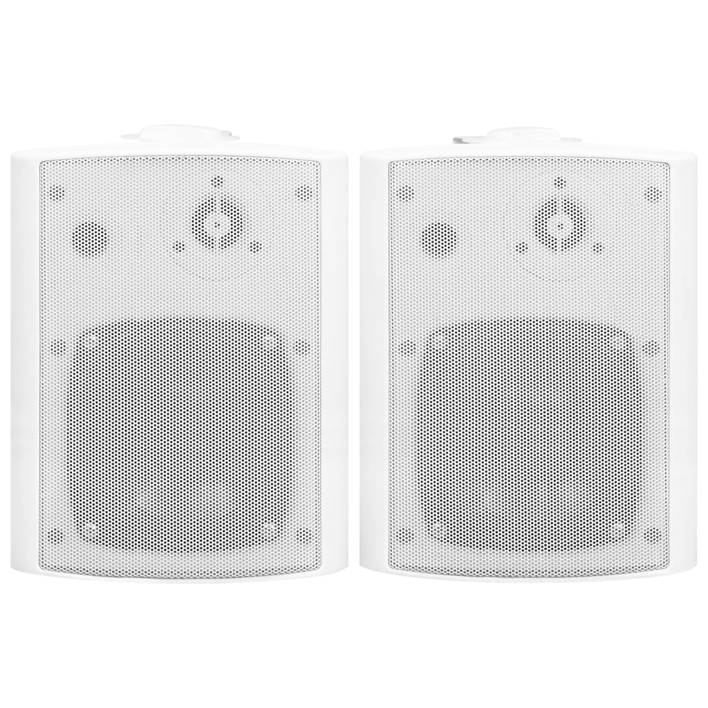 Vidaxl altavoces estereolídicos pared monta de pared 2 st 100 w blanco