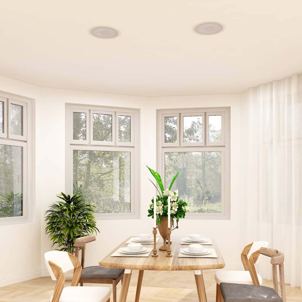 Vidaxl Mur et haut-parleur de plafond avec tweeter intégré 180 W