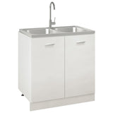 Vidaxl sink Duebelbäll 800x500x155 mm Edelstol Sëlwer