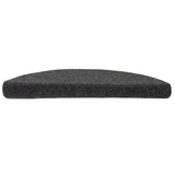 Vidaxl stair mats self -adhesive 15 st 65x21x4 cm needle felt anthracite