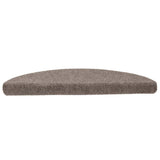 Vidaxl Stair Mats auto-adhésif 15 pièces 56x17x3 cm Hémisphère beige