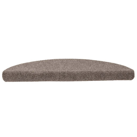 Vidaxl Stair Mats auto-adhésif 15 pièces 56x17x3 cm Hémisphère beige