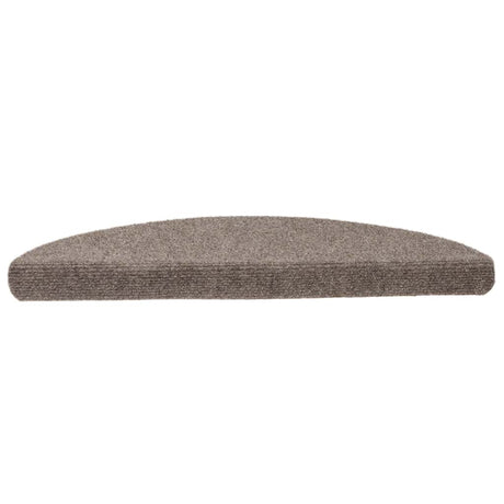 Vidaxl Mat à escalier auto-adhésif 15 pièces 65x21x4 cm hémisphère beige grand