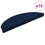 Vidaxl tappetini per autoadesivo 15 St 65x21x4 cm Felf Navy Blue