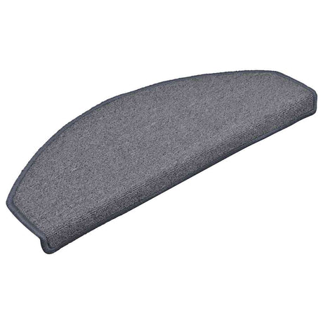 Mattes d'escalier Vidaxl 15 st 65x24x4 cm Gris clair et hémisphère bleu grand