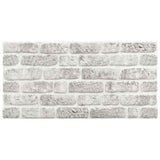 Vidaxl 10 St Wall Panels 3D Light Grey Brick EPS