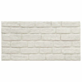 Vidaxl 10 St Panneaux muraux 3D EPS de briques blanches