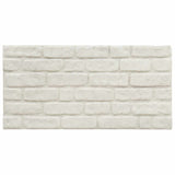 Vidaxl 10 ST Wall Panels 3d White Brick EPS