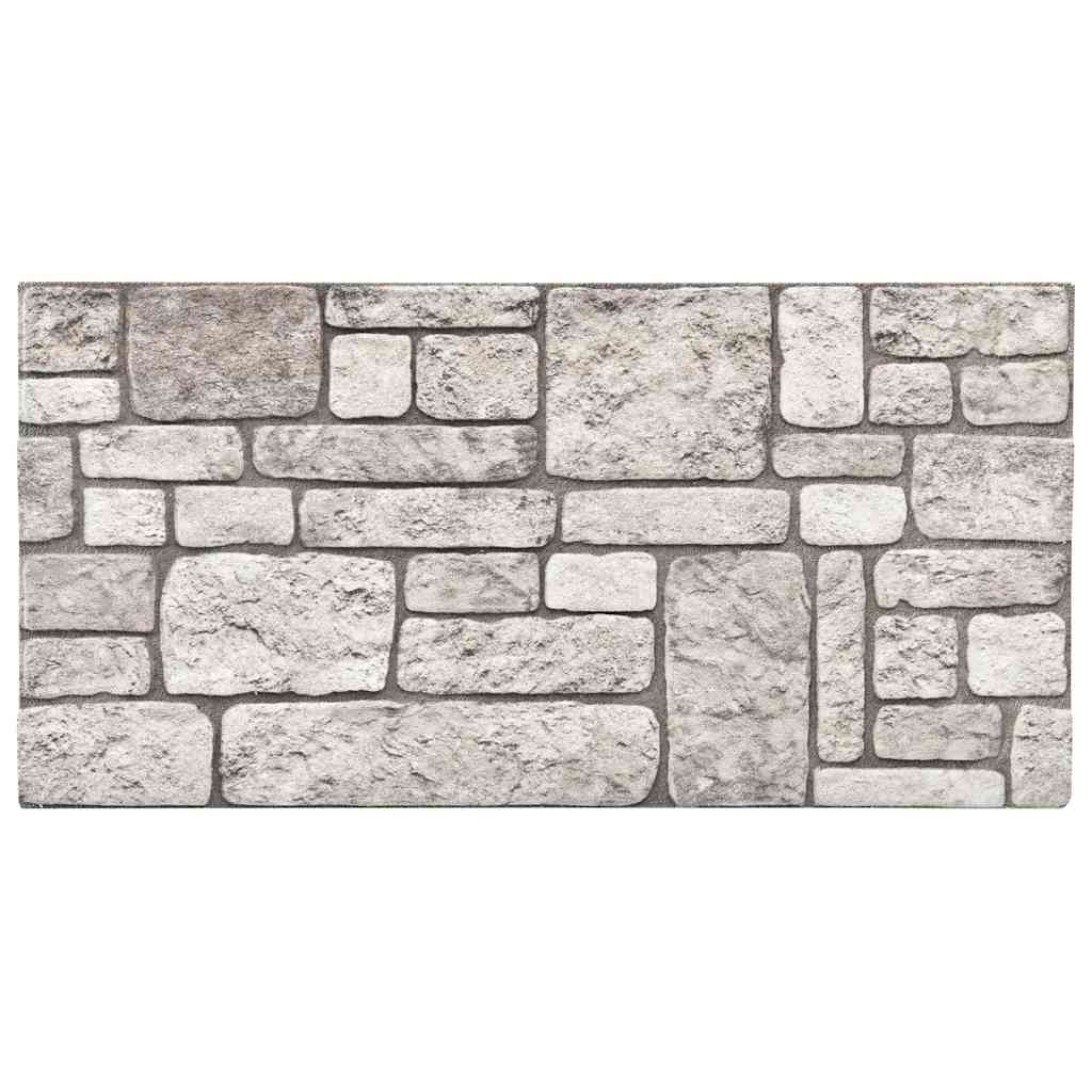 Vidaxl 10 St Wall Panels 3D Gray Brick EPS