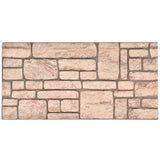 Vidaxl 11 ST Panele ścienne 3D Beige Brick EPS