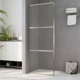 Vidaxl Walk-In Muron de douche transparente 80x195 cm Verre ESG