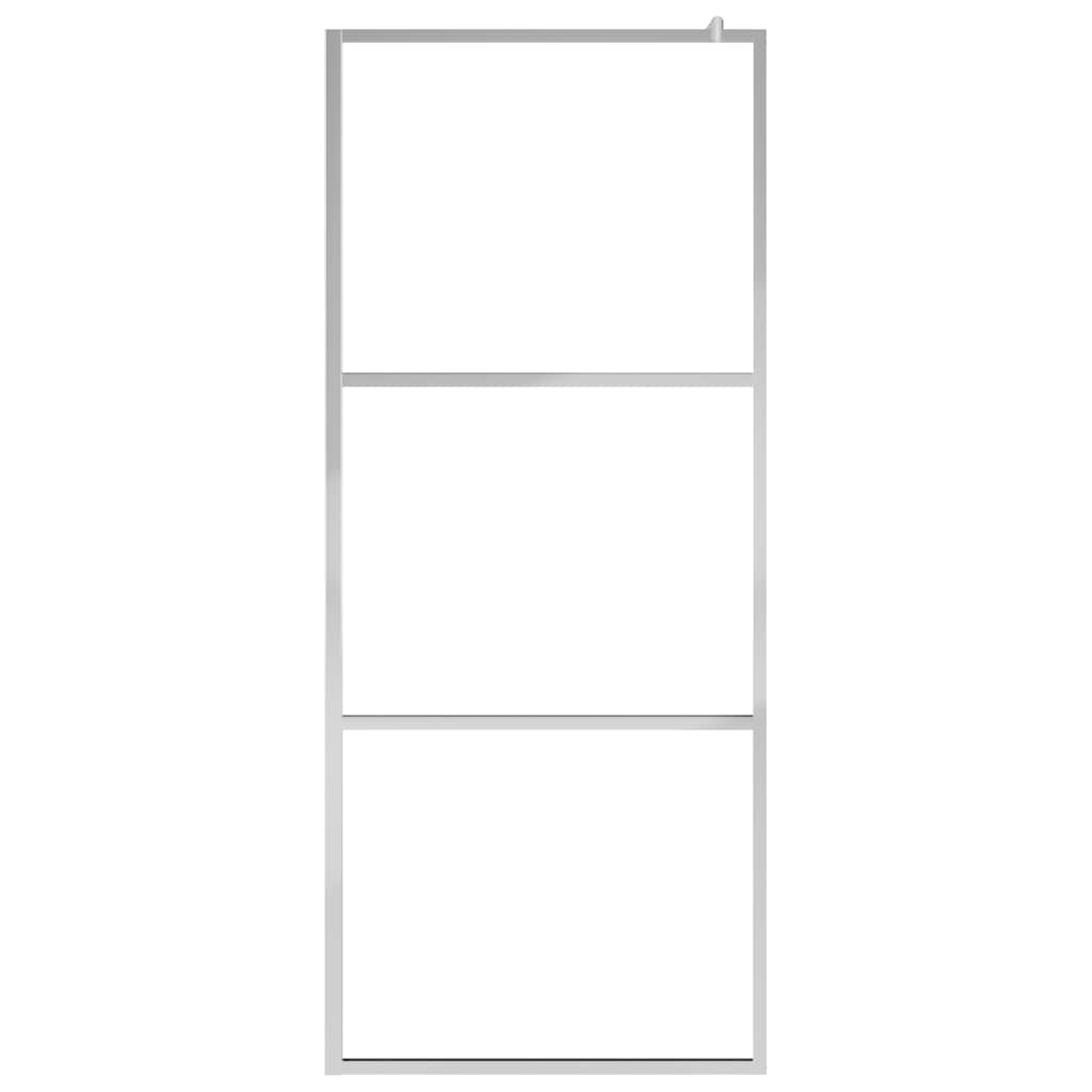 Vidaxl Walk-In Walk Mury Transparent 90x195 cm ESG Verre