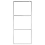 Vidaxl Walk-In Muron de douche transparent 100x195 cm Verre ESG