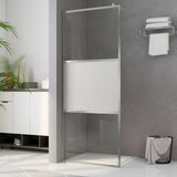 Vidaxx cabine de douche à l'italienne semi-mate 90x195 cm verre ESG
