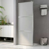 Vidaxl Walk-In Shower Walk Wall Mat 90x195 cm ESG Verre