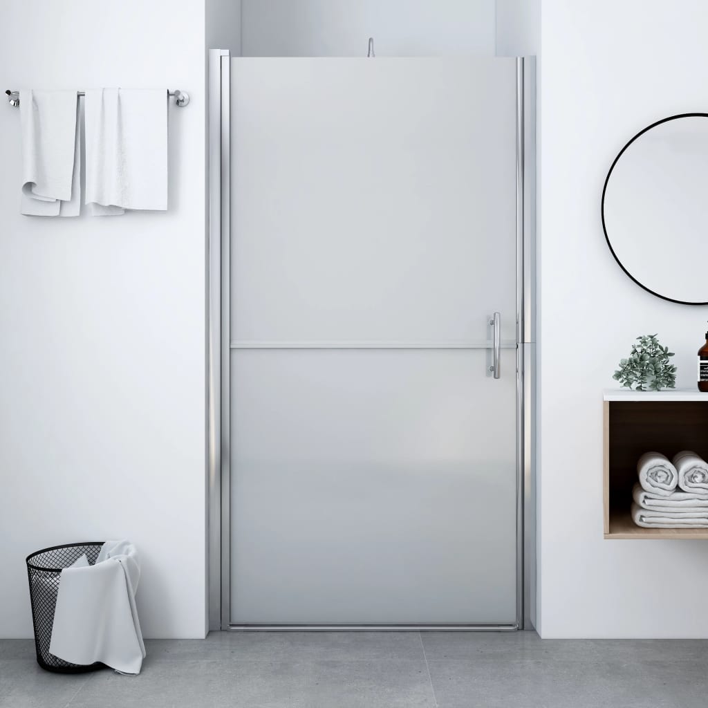 Vidaxl Shower Door Matt 100x178 cm Zatwardzone szkło