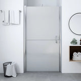 Vidaxl shower door matt 100x178 cm hardened glass