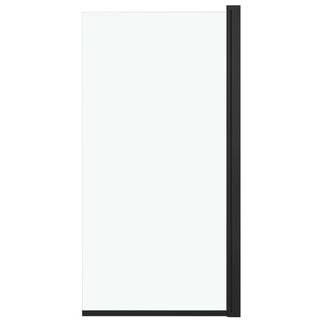 Vidaxl Mur de douche 68x130 cm ESG noir