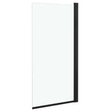Vidaxl Mur de douche 68x130 cm ESG noir