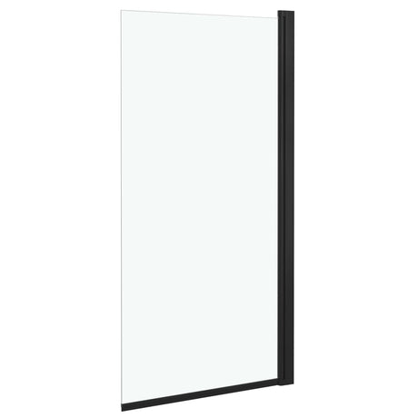 Vidaxl Mur de douche 68x130 cm ESG noir