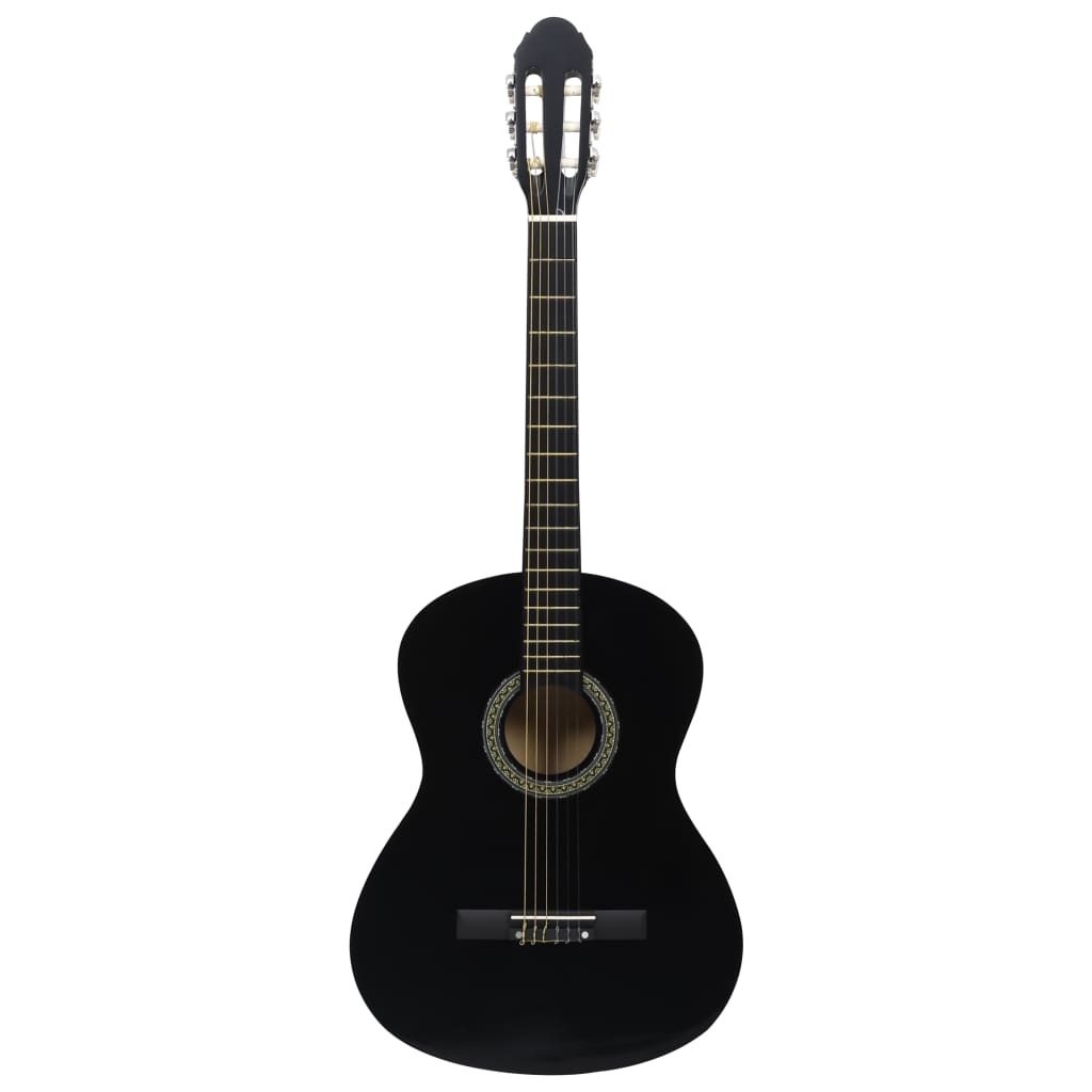 Vidaxl Guitar Classic nybegynner med Tas 4 4 39 Black