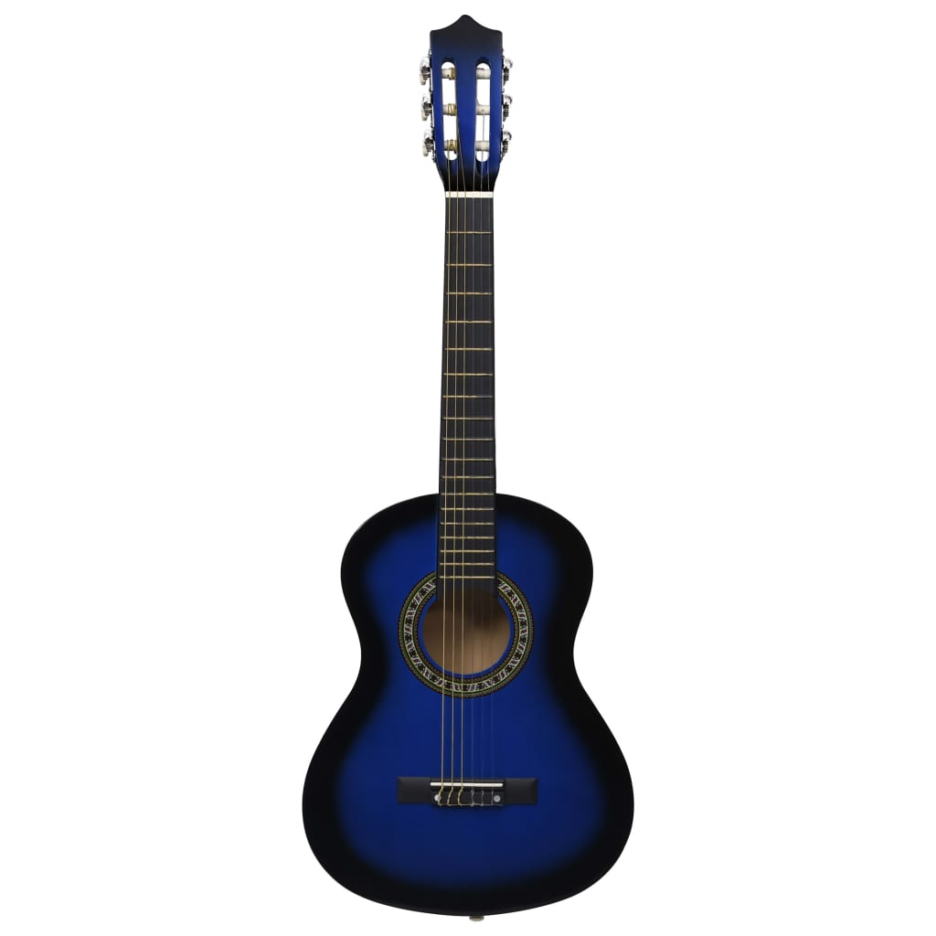 Vidaxl Guitar Classic nybörjare med TAS 1 2 34 Blue