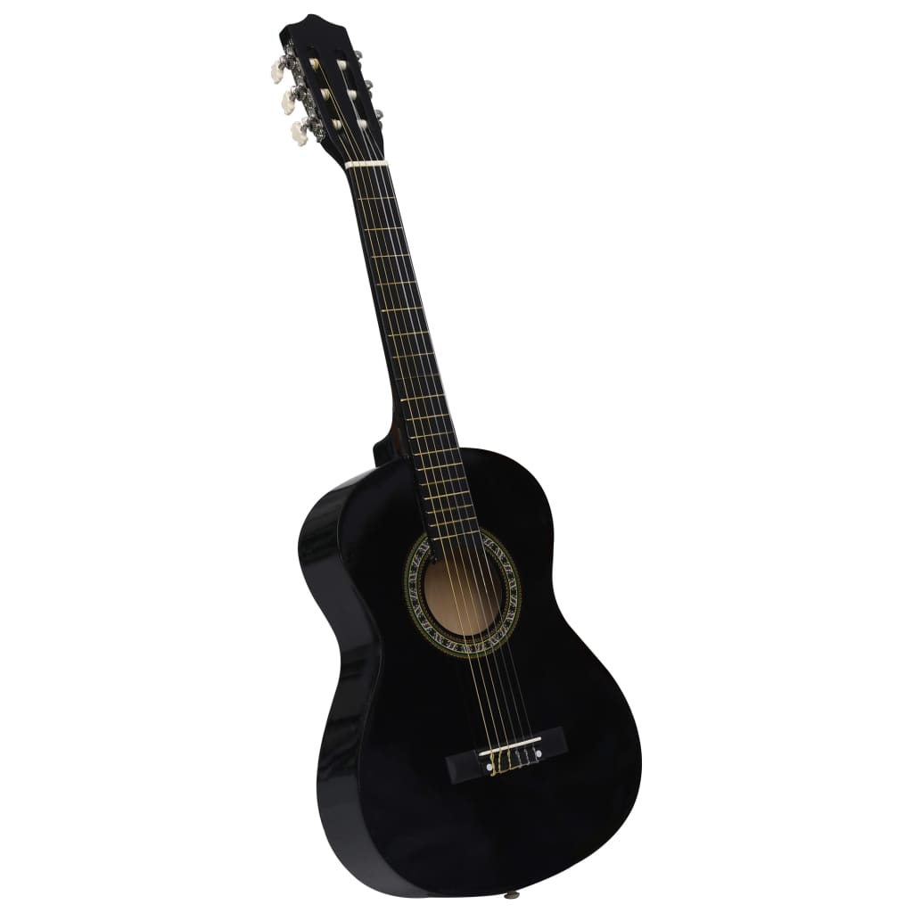 Vidaxl Guitar Classic Children Children With Tas 1 2 34 Black