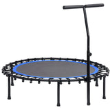 VidaXL Fitnesstrampoline met handgreep 122 cm