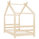 Vidaxl kinderbedframe massief grenenhout 70x140 cm