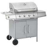 Vidaxl GasbarBecue 4 + 1 Zone de cuisson en acier inoxydable Colore