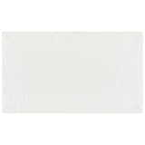Vidaxl snijplanken 2 st met transparant bubbelpatroon gehard glas