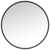 Vidaxl Mirror de pared 50 cm Negro