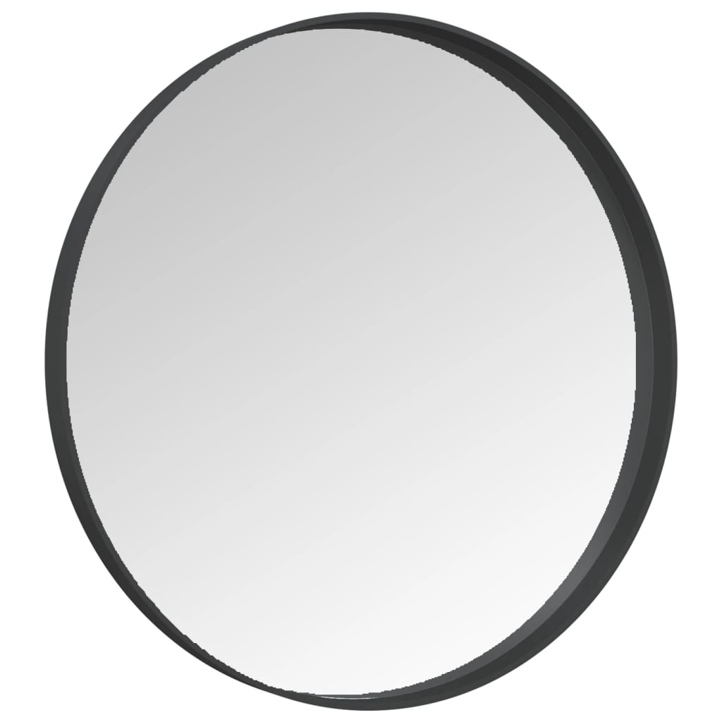 Vidaxl Wall Mirror 50 cm sort