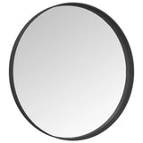 Vidaxl Mirror de pared 50 cm Negro