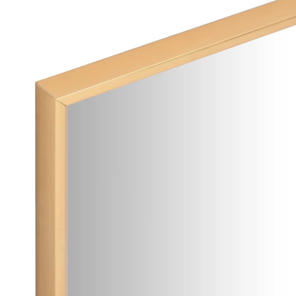 Vidaxl Mirror 40x40 cm Goldfarbe