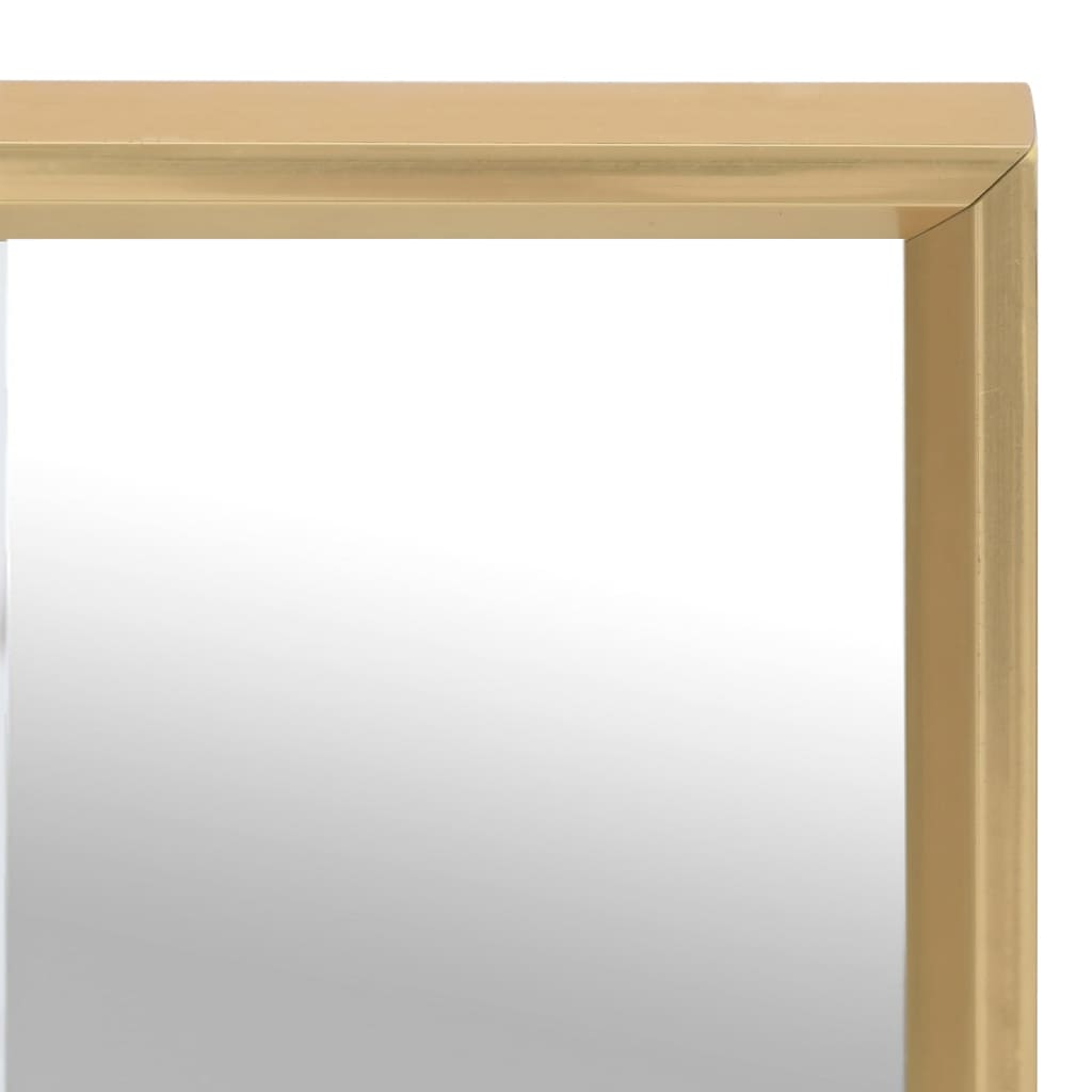 Vidaxl mirror 50x50 cm gold colored