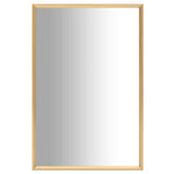 VidaXL miroir 60x40 cm doré