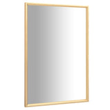 VidaXL miroir 60x40 cm doré