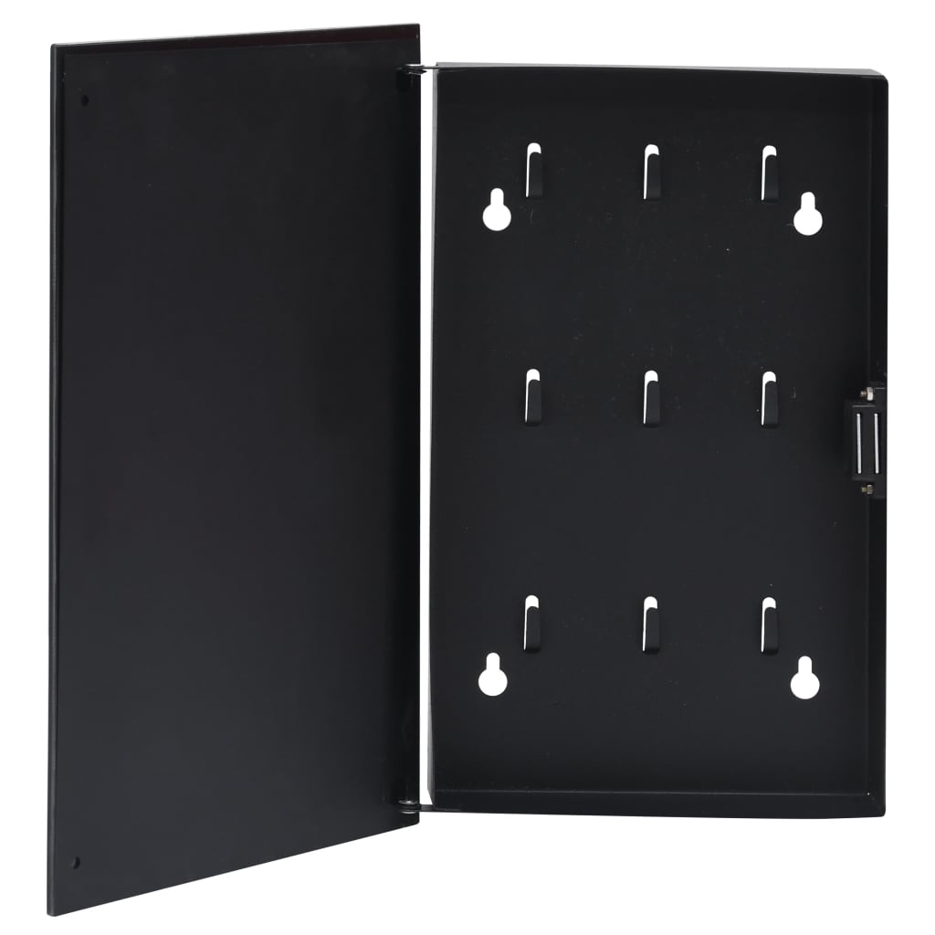 Armoire de touche vidaxl avec planche magnétique 30x20x4 cm noir