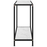 Vidaxl wandtafel 80x35x75 cm gehard glas wit