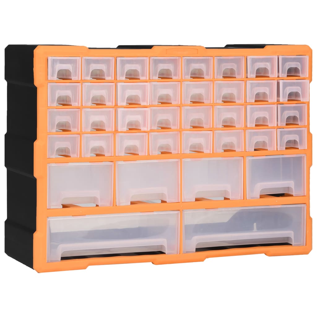 Organizzatore Vidaxl con 38 cassetti 52x16x37,5 cm