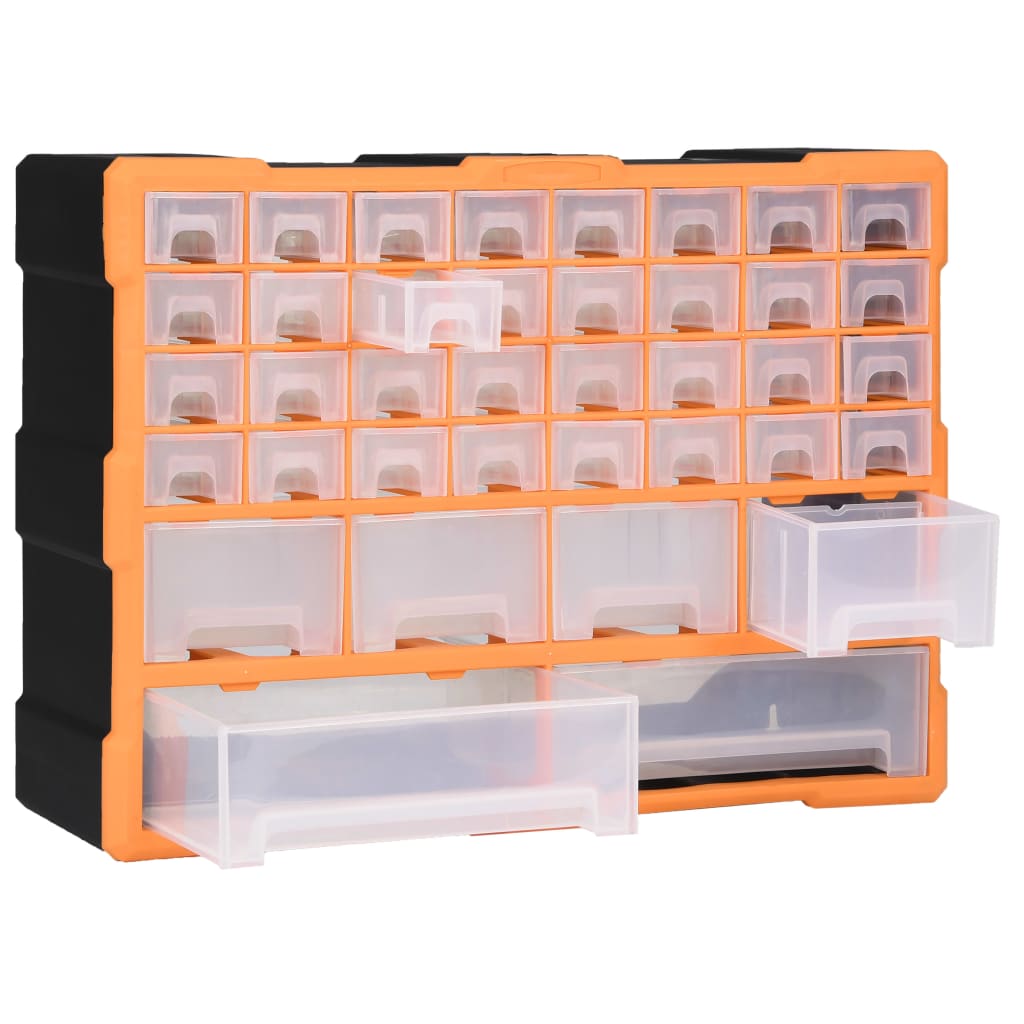 Vidaxl organiser met 38 lades 52x16x37,5 cm