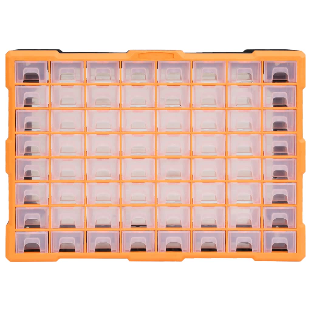 Organizzatore Vidaxl con 64 cassetti 52x16x37,5 cm