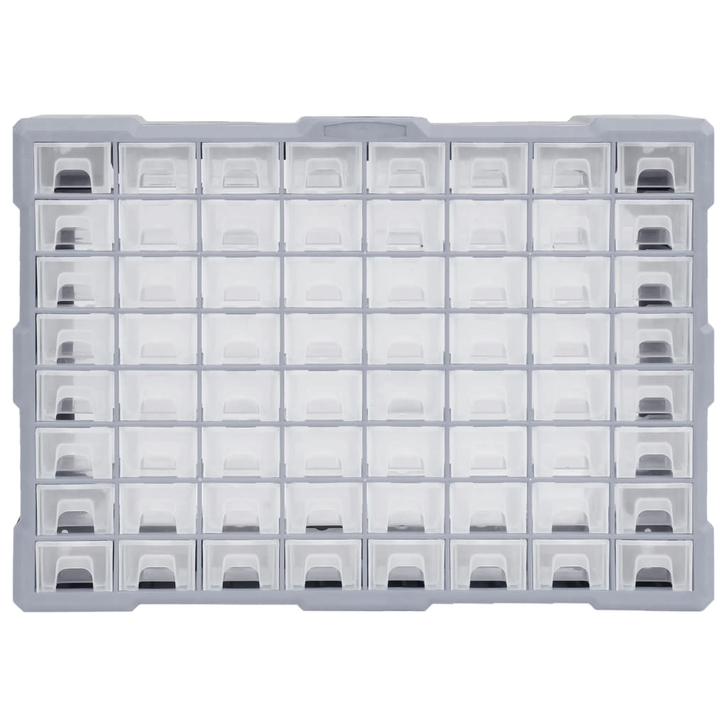 Organizátor Vidaxl s 64 zásuvkami 52x16x37,5 cm