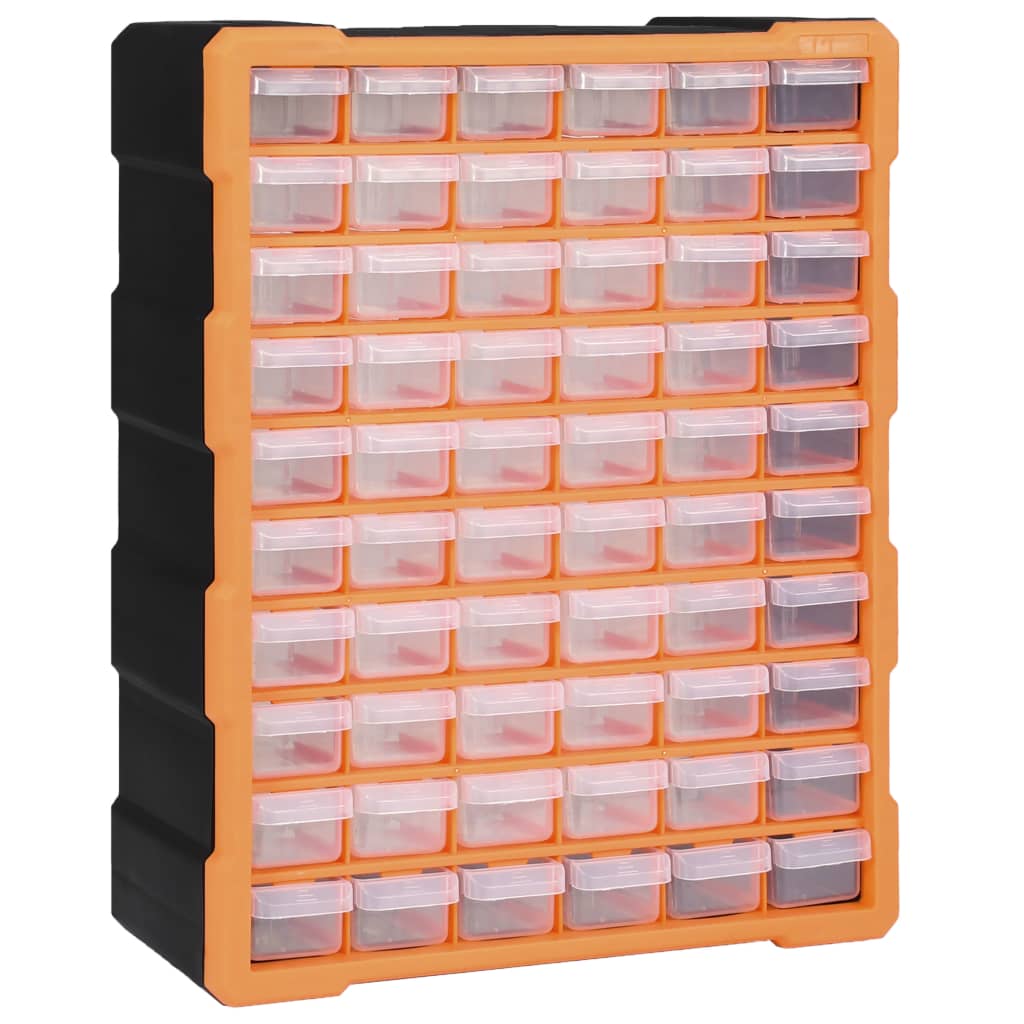 Organizador de Vidaxl con 60 cajones 38x16x47.5 cm