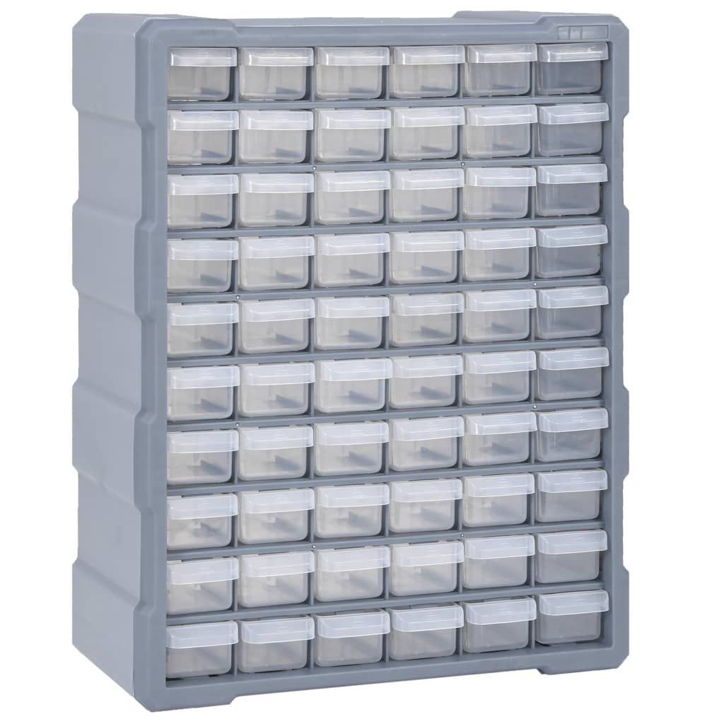 Organizador de Vidaxl con 60 cajones 38x16x47.5 cm