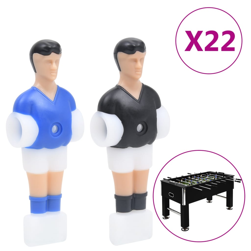 Vidaxl Table football players for 12.7 mm rod 22 sts